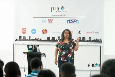 The full conference hall at PyCon Africa 2020