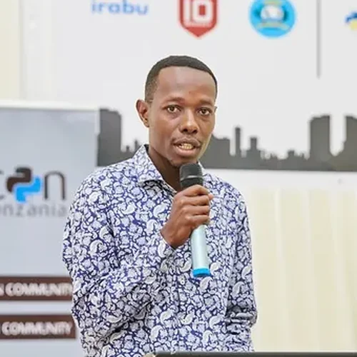 Noah Maina, keynote speaker at PyCon Tanzania 2022